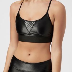 Koral Women's Trifecta Versatility Sports Bra - Black/Heather Grey (Size Medium)